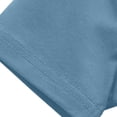 thumbnail image 6 of CPNG Girls and Boys 2 Piece Short Set Kids Summer Outfit Solid Color Short Sleeve T-shirt Elastic Waist Shorts Set(Blue,7-8 Years), 6 of 7
