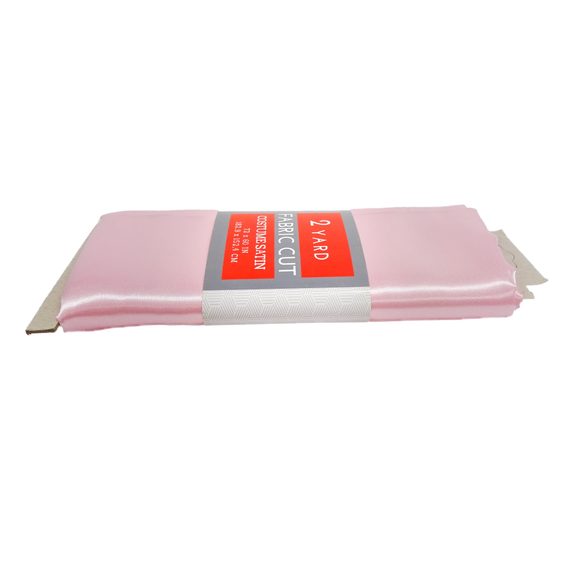 (4 pack) Shason Textile Special Occasion Costume Satin 2 Yards Precut Fabric, Light Pink