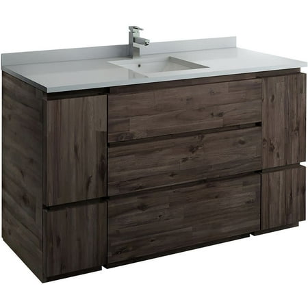 Fresca Fcb31-123612-Fc Formosa 59" Single Free Standing Wood Vanity Cabinet Only - Acacia