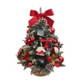 thumbnail image 4 of yuksok Mini Halloween Christmas Tree, Lighted Tabletop Artificial Xmas Tree, Small Tree B, 4 of 9