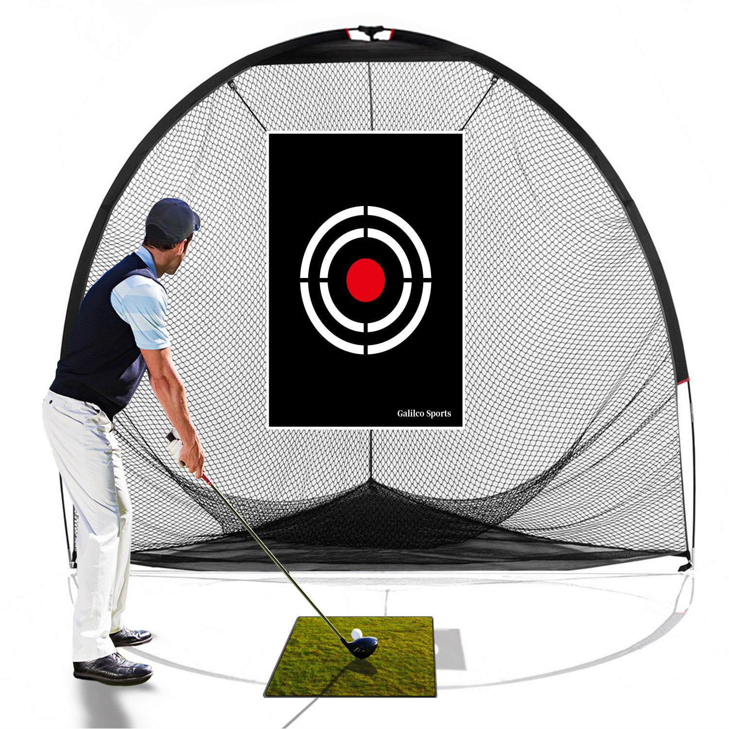 Gagalileo Home Golf Net Golf Training Aids Home Driving Range with 