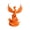 Orange, variant on Phoenix-Shaped Desktop Ornament, For Home Decor, Living Room, Office, Shelf ,3D Printed Small Sculpture,Decorative Item