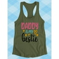 thumbnail image 3 of Daddy Is My Bestie Racerback Tank Women -Image by Shutterstock, Female XX-Large, 3 of 4