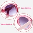 thumbnail image 3 of OUNONA Pink Sunglasses For Children 1 Pair With Bowknot Design Lightweight And Suitable For Daily Wear And Festivals, 3 of 7