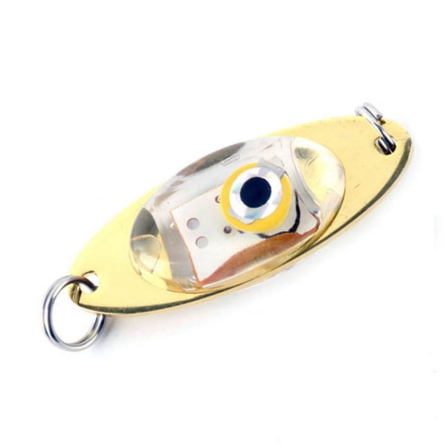 Baohd Appât Lumineux LED pour Pêche Leurres Attractif sous-Marin Fournitures Extérieures Rouge 1Set