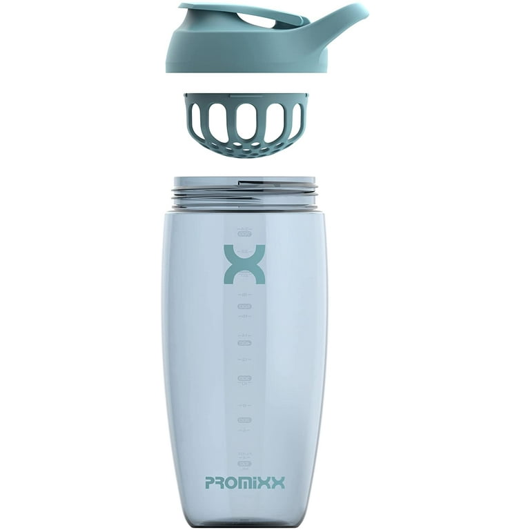  Promixx Original Shaker Bottle (MiiXR Edition) -  Battery-powered for Smooth Protein Shakes - BPA Free, 20oz Cup (Black/Gray)  : Health & Household