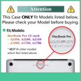 thumbnail image 2 of Dtanglsm Compatible Con Macbook Pro De 13 Pulgadas Funda 2022 2021 2020-2016 Versión M2 M1 A2338 A2289 A2251 A2159 A1989 A1706 Con Touch Bar Carcasa Rígida De Plástico Delgado Para Macbook Pro Y Cubie, 2 of 5