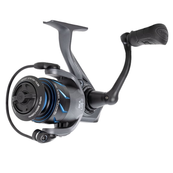 Quantum Merit Spinning Fishing Reel, Size 2500, 6.2:1 Gear Ratio, 4 1 Bearings