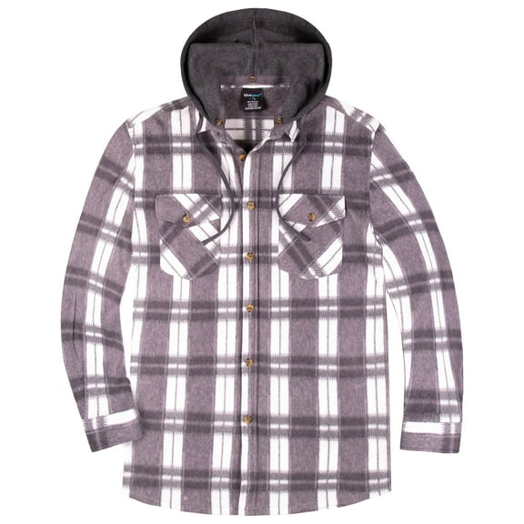 Visive Men's Sherpa-Lined Flannel Jacket - Button-Up Jacket - Comfortable & Stylish for Everyday Wear - Best for Outdoor Activities & Casual Wear - Sizes Medium to 5XL - Durable & Fashion-Forward