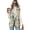Butterflies Design, variant on Chririnla Patterned Shamrock Print, Stretchy Women's Sleeveless Waistcoat Vest for Work Winter Summer, Notched Lapel Fitted Women's Sleeveless Suit Vest