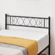 thumbnail image 5 of Charming dormitorio addition: tamaño individual size metal marco de cama con heart cabecero & footboard - 12.2in underbed almacenamiento para extra space, 5 of 7