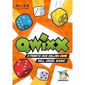 Gamewright, Dice Game, Qwixx Ages 8+, Fast Family Dice Game