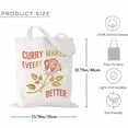 thumbnail image 2 of Curry My Daily Dose Of Happiness Halloween 2024 Canvas Bag 1Pc, 2 of 5