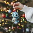 thumbnail image 2 of Adornos para árbol de Navidad, adornos colgantes para árbol de Navidad, dinosaurio, lindo gato navideño, colgante decorativo para árbol de Navidad, casa de campo, decoración para exteriores e interior, 2 of 7