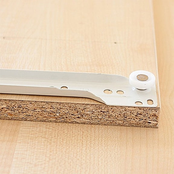 FRCOLOR 2pcs Heavy Duty Drawer Slides Guide Rail Cabinet Side Rail Two Way Sliding Rails Replacement