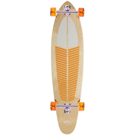 Rout Plume Kicktail Longboard Complete
