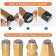 32pcs Silicone Chair Leg Protectors, Antiscratch Caps for Hardwood