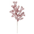 thumbnail image 1 of Vickerman L186065 25 in. Burgundy Ruscus Glitter Spray with Jewel, 12 per Bag, 1 of 2