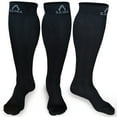 thumbnail image 1 of SAMA Chaussettes de Compression Graduées Grande Taille pour Femmes et Hommes 20 -30 mmHg, 1 of 6