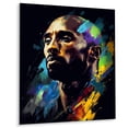 thumbnail image 2 of Designart "Memory of Kobe I" Basketball Metal Wall Art Prints, 2 of 5