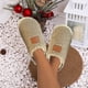 thumbnail image 5 of Zapatillas térmicas planas antideslizantes mullidas de muy buen gusto cómodas para hombres y mujeres Ndcxsfigh Tenis De Mujer Tenis De Hombre, 5 of 5