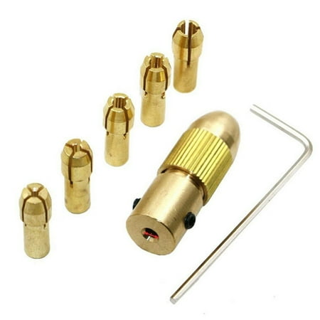 

0.5-3mm Durable Copper Mini Drill Chuck Set Electric Nozzle Micro Fixing Device