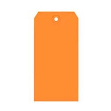 Global Industrial Shipping Tag No.1, Orange - 2.75 x 1.375 in. - Pack of 1000