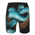 thumbnail image 3 of Fotbe Blue Viper Snake Trajes de Baño Estampados para Hombre, Shorts de Verano de Secado Rápido, Ropa de Playa, Bañadores-X-Large, 3 of 6