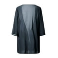 thumbnail image 3 of Sunloudy - Chaqueta de chifón transparente para mujer, estilo informal, ligera, para playa, blusa, chal Sunloudy  S/ M / L / XL / XXL, 3 of 9
