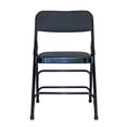 thumbnail image 2 of Chair - Rhino Fabric Padded Metal Folding w/Triple Brace Quad Hinge - Black (4/Box), 2 of 3
