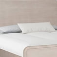 thumbnail image 2 of Giva Queen Bed, Rounded Edges, Natural Oak Beige, Solid Rubberwood, 2 of 3