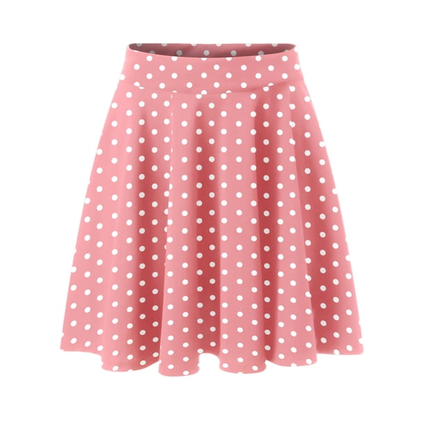 Minifalda clásica con cintura elástica para mujer: falda elegante y casual de corte A, 95 % poliéster, tallas reales, para todas las estaciones - S-XXL