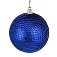 thumbnail image 2 of Northlight 3" Blue Sequin Shatterproof Ball Christmas Ornament, 2 of 5