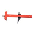thumbnail image 1 of Sliding Gauge, Adjustable Wide Application Easy  Standard Design Aluminum Alloy High Accuracy T Square  for Woodworking, 1 of 8