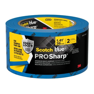 ScotchBlue PROSharp Painter's Tape, Blue, 1.41 in x 60 yd, 2 Rolls