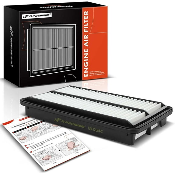 A-Premium Engine Air Filters Automotive Specialty Parts, Black
