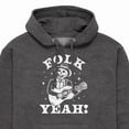 thumbnail image 3 of Instant Message - Guitar Skeleton Folk Yeah - Men's Pullover Hooded Fleece Sweatshirt, 3 of 6