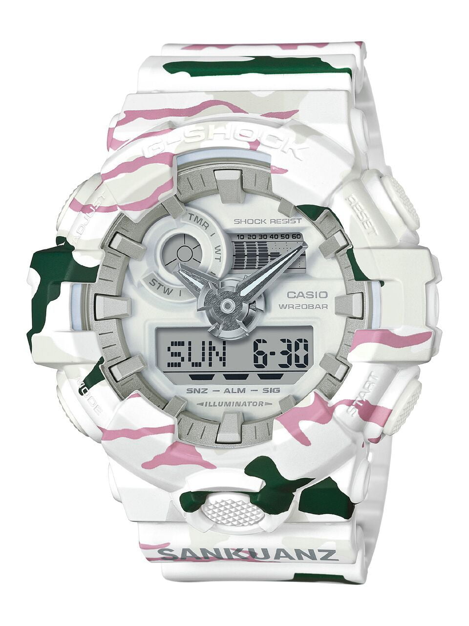 g shock white camo