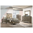 thumbnail image 6 of Nightstand with Drawers, Retro Bedside Table, Dark Champagne, 6 of 6