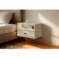 thumbnail image 3 of South Shore Sazena LED Floating Nightstand for Adult, in Bleached Oak, 3 of 10