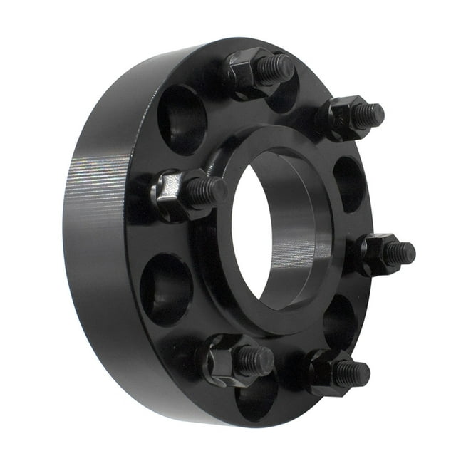 Coyote Wheel Accessories Adaptateur de Roue 6550-6550H-C931 12 x 1.5 Goujons de Taille Filetage; Épaisseur 1-1/2 Pouce; Anodisé Noir; Aluminium Billet; 1 Adaptateur