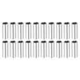 thumbnail image 1 of Unique Bargains Écrou d'Accouplement Rond M4x0,7 Mm 15mm Fileté Connecteur de Tige Tube de Goujon 20 Pack, 1 of 4