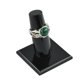 thumbnail image 3 of Anillo turquesa ovalado unisex Sunnimix 7 estilos piedras preciosas naturales cabujón verde, 3 of 7