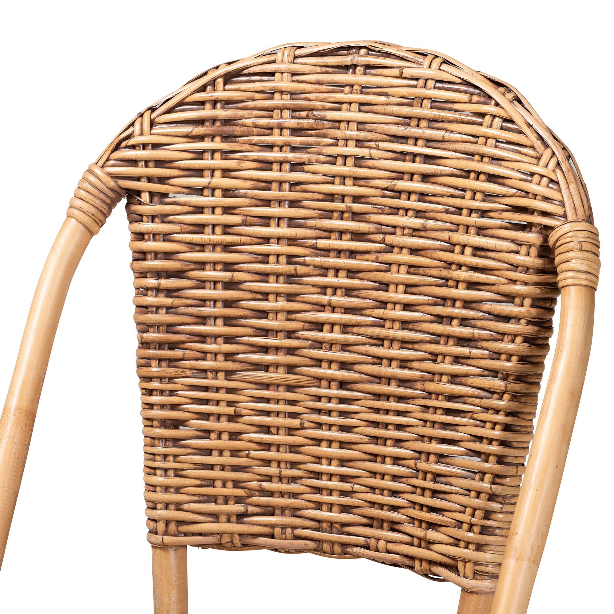 bali & pari Neola Boho Dining Chair, Natural Brown