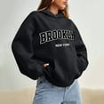 thumbnail image 2 of XINXIAOO Womens Hoodies Long Sleeve Womens Pullover Hoodie Oversized Hoodies for Women Black Hoodie Women Fall Jacket Women Comfy Clothes for Women, 2 of 5