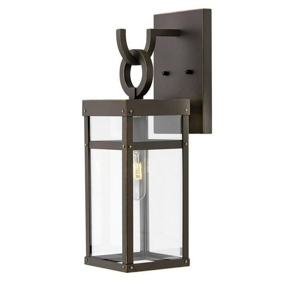 1 Light Small Outdoor Wall Lantern in Transitional Style 6 inches Wide By 18.5 inches High-Oil Rubbed Bronze Finish-Incandescent Lamping Type Bailey