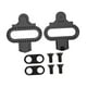 thumbnail image 5 of Juego de 2 calas para pedales Click, calas para bicicleta, placas para zapatillas de bicicleta compatibles con SPD Negro, 5 of 9