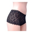 thumbnail image 2 of Bóxer Secret Treasures para Mujer, Negro Encaje Talla G, 2 of 3