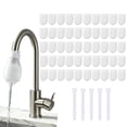 thumbnail image 1 of 50PCS Disposable Faucet Filter Socks Anti-Splash Kitchen Sink Water Filter Mesh Bags Universal Water Sediment Capture Screen Covers with 5 Fastening Straps for Bathroom Kitchen Tap, 1 of 7