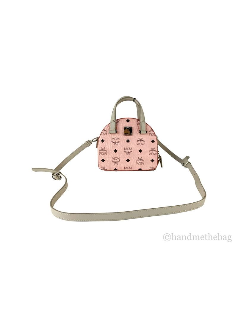 ♡　MCM MCM Visetos Punk Rabbit Key Ring Bag Charm White 512409